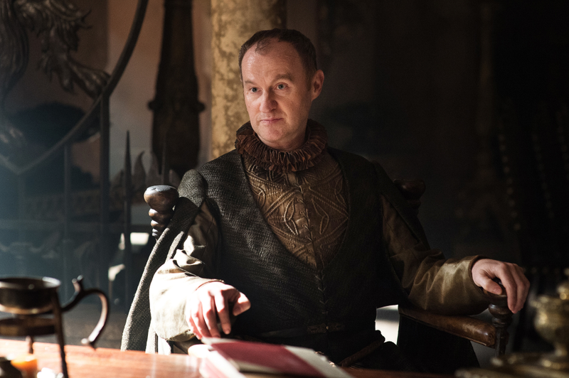 Mark Gatiss as Tycho Nestoris, envoy of the Iron Bank (Photo: Helen Sloan/HBO)